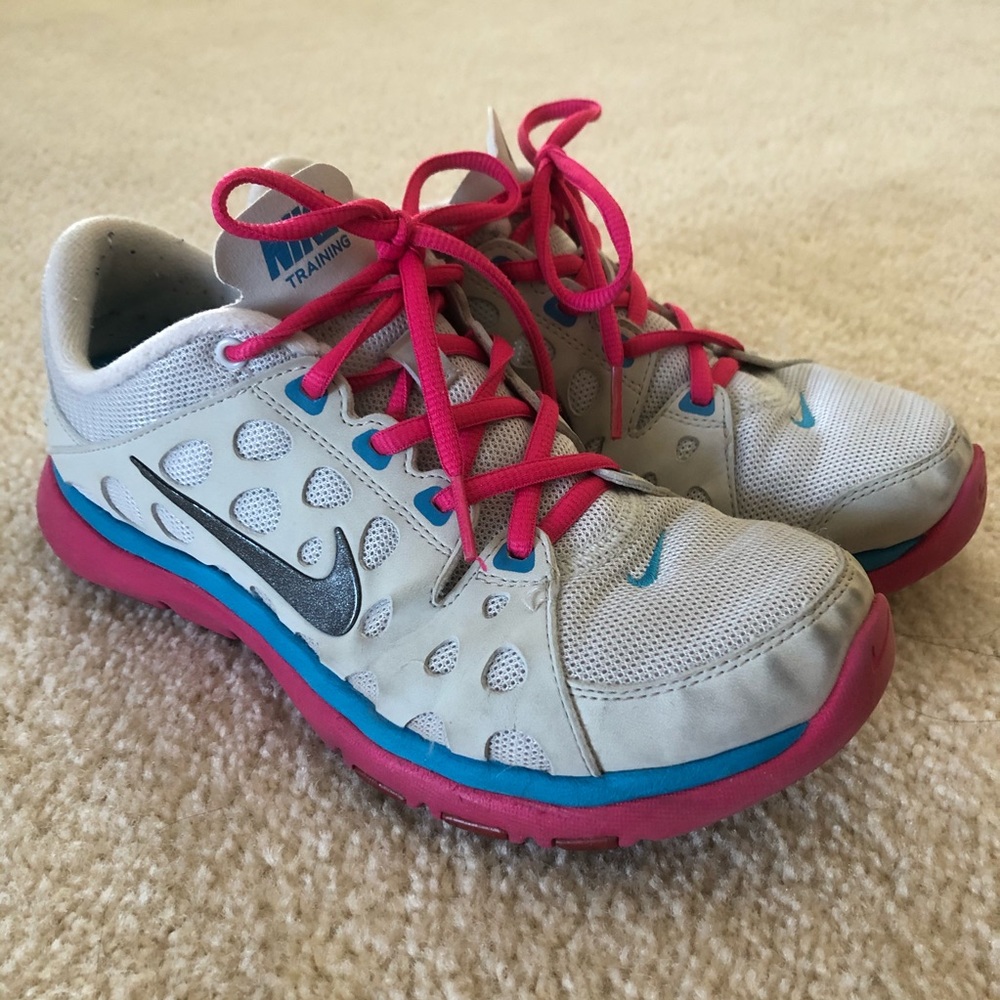 Gray/pink/blue Nike Training Sneakers